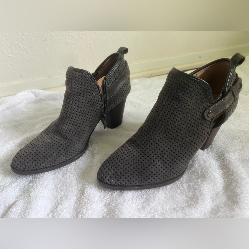 Franco Sarto Suede Heels